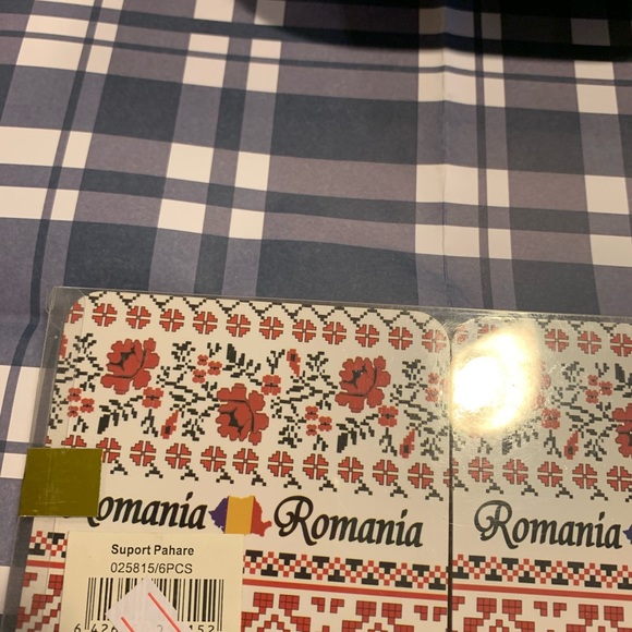 Bundle copper like Letter “C” & coasters - Picture 3 of 4